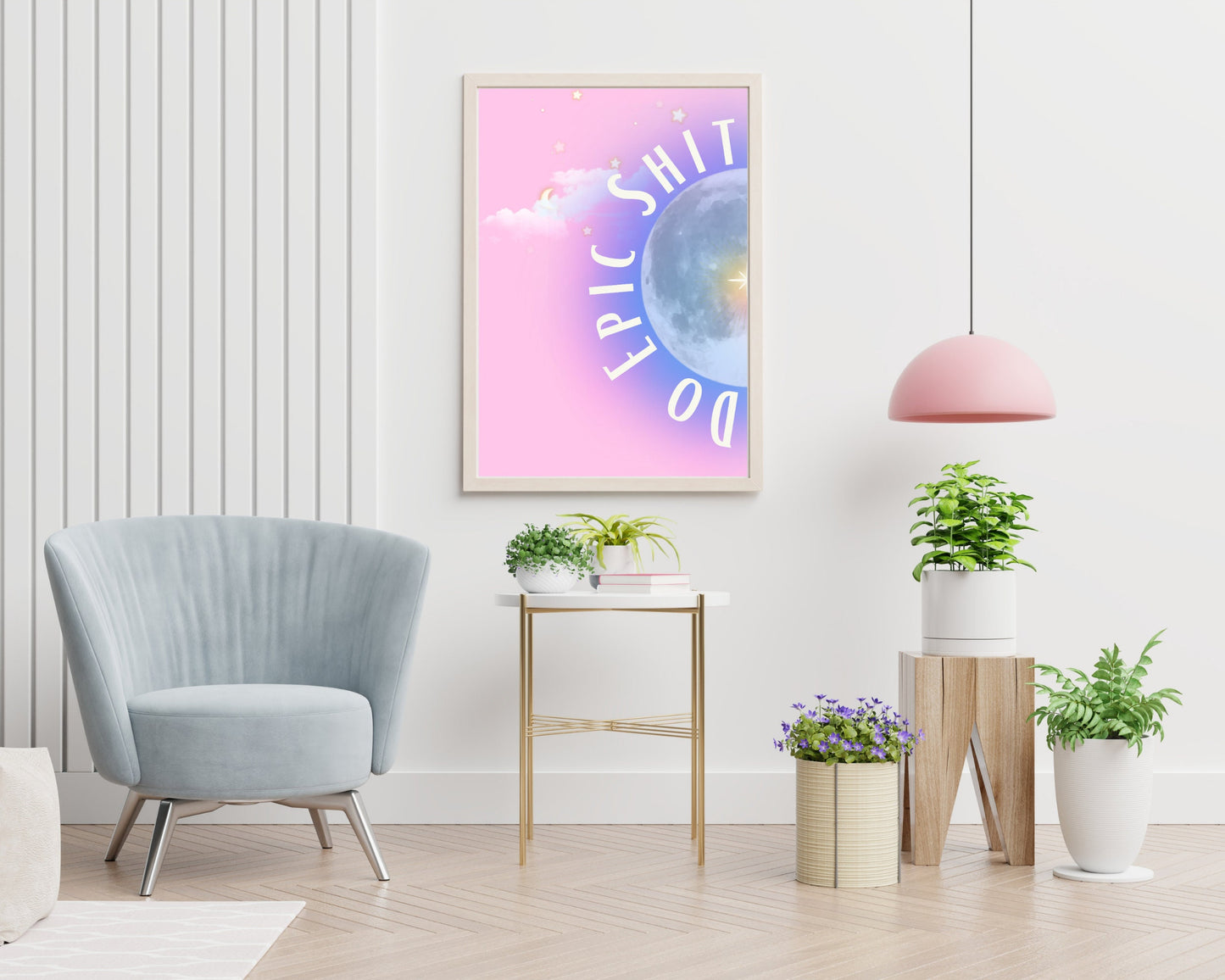 Do Epic Shi | Motivational Poster | Inspirational Print | Motivational Print | Girls Room | Motivation | Girly Print | Pink Art | Aura Print