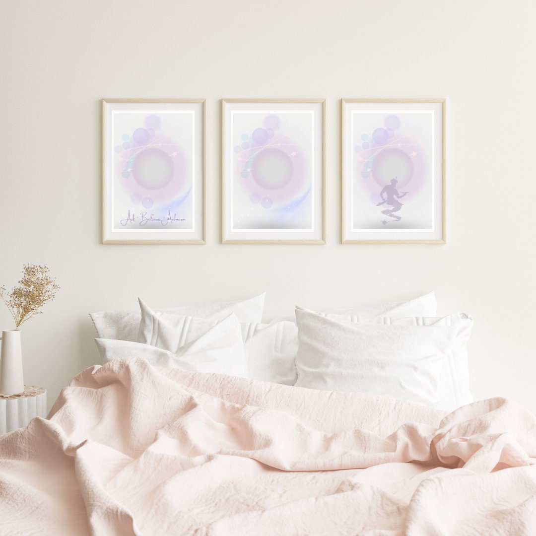 Genie | Manifestation| Inspirational Print | Manifesting Print | Girls Room | Spiritual Art | Aura Print | Magical Art | Magic Spell | Magic