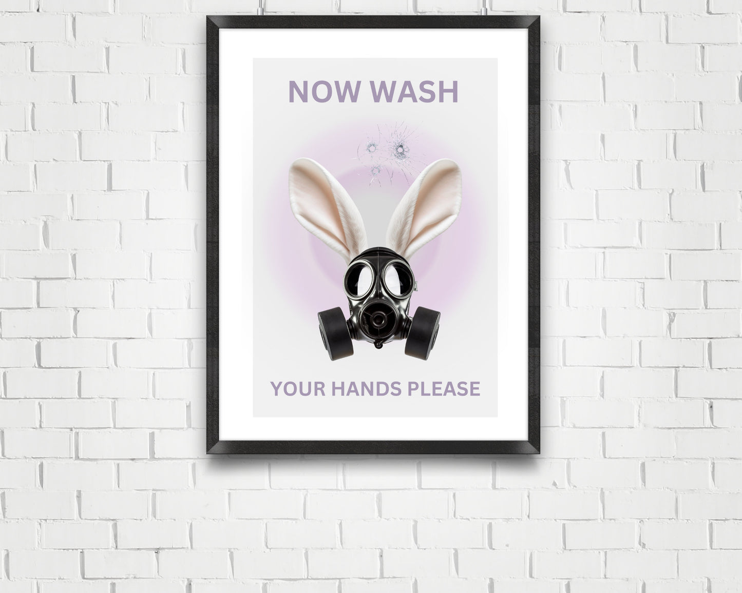 Now Wash Your Hands | Funky Wall Art | Dorm Poster | Weird Wall Art | Quirky Decor | Funky Wall Art | Maximalist Poster | Toilet | Bathroom