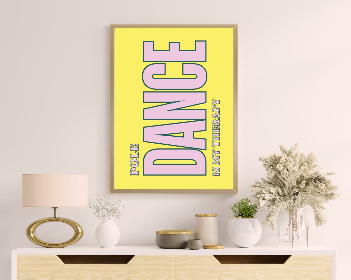 Pole Dance Is My Therapy, Pole Dancer Gift, Pole Studio, Pole Dancing Wall Art, Pole Artist Humour, Pole Teacher Gift Idea, Exotic Stripper