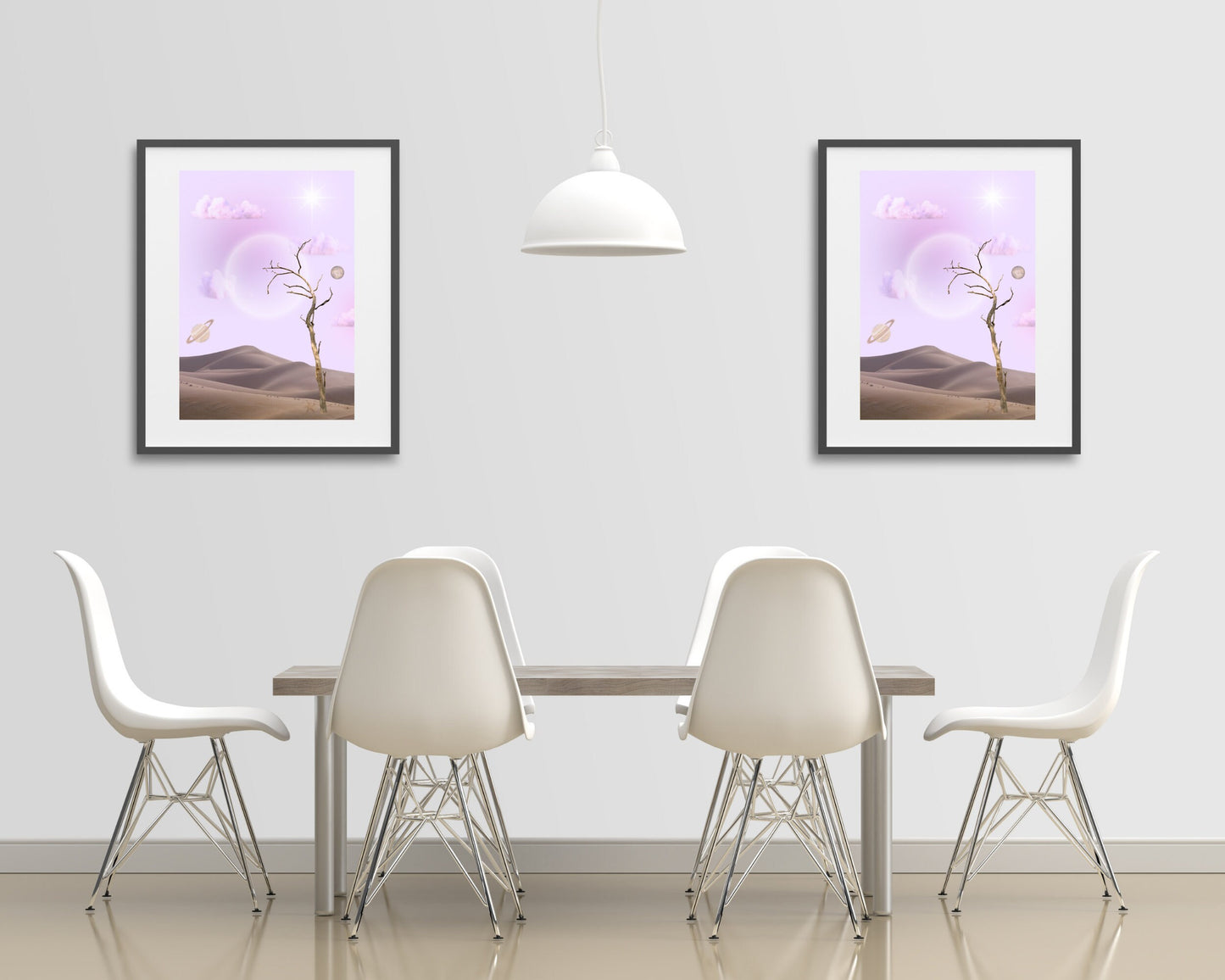 Moon Scape | Spiritual Art | Desert Art Print | Peaceful Art | Downloadable Art | Desert Poster | Moon Poster | Spiritual Poster | Peaceful