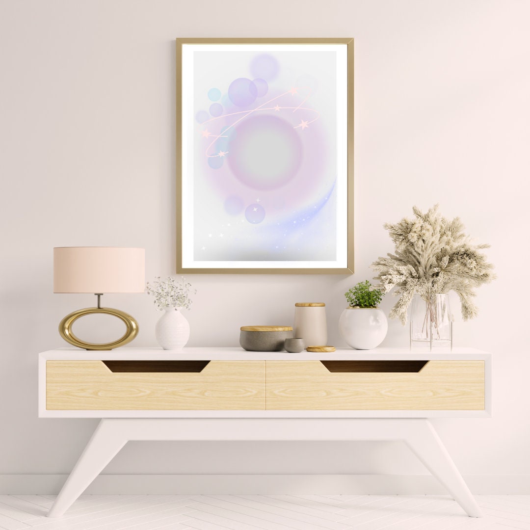 Manifestation| Motivational Poster | Inspirational Print | Motivational Print | Girls Room | Spiritual Art | Aura Print | Magical Art | Art
