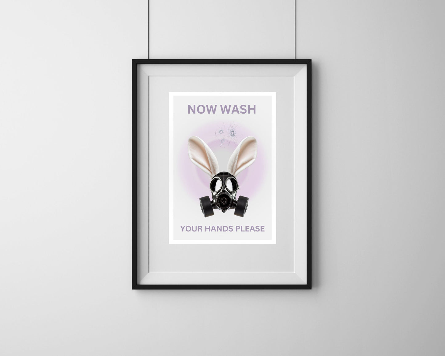 Now Wash Your Hands | Funky Wall Art | Dorm Poster | Weird Wall Art | Quirky Decor | Funky Wall Art | Maximalist Poster | Toilet | Bathroom