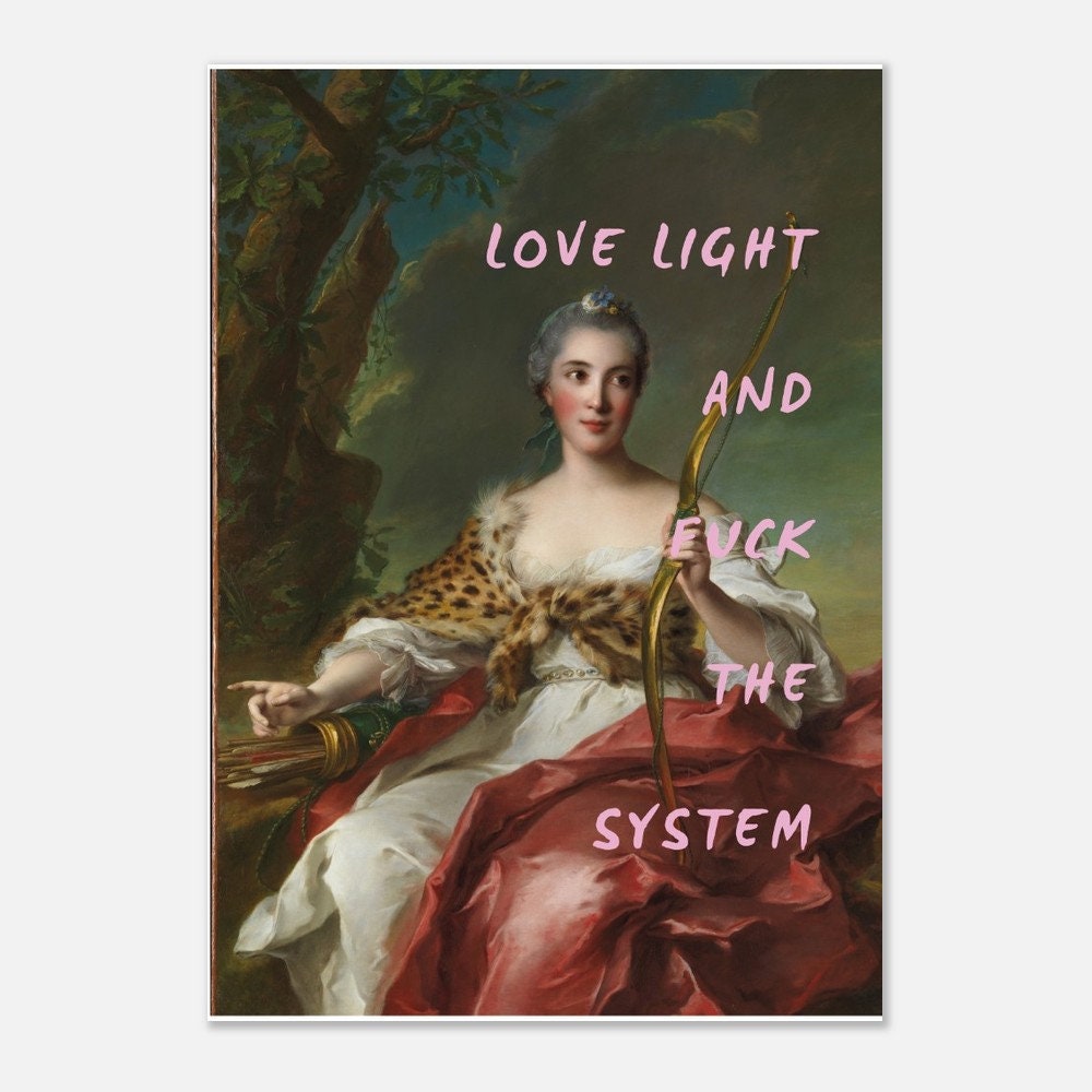 Love Light | Download | Altered Art | Baroque Portrait | Graffiti Art | Quote Prints | Feminist Art |  | Gallery Wall | Duchess Art |