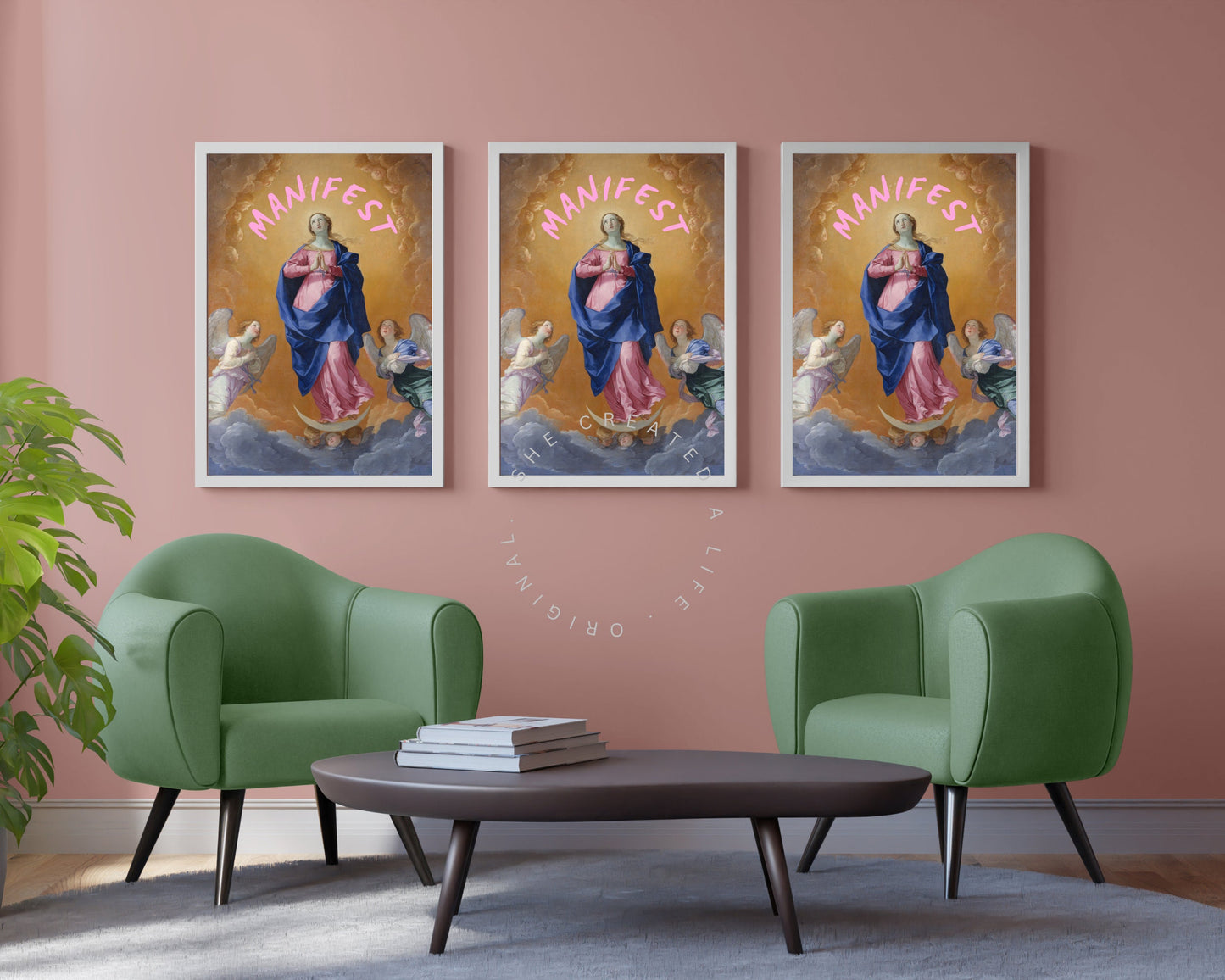 Manifest | Quirky Art | Altered Art Print | Maximalist Art | Baroque | Altered Portrait | Graffiti Art Print | Funky Poster | Humorous Print