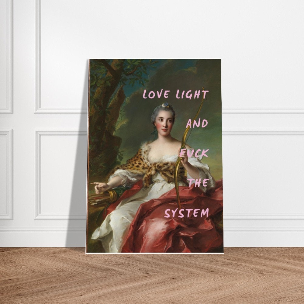 Love Light | Download | Altered Art | Baroque Portrait | Graffiti Art | Quote Prints | Feminist Art |  | Gallery Wall | Duchess Art |