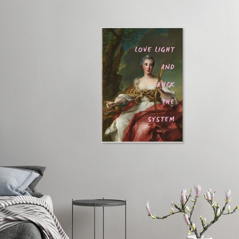 Love Light | Download | Altered Art | Baroque Portrait | Graffiti Art | Quote Prints | Feminist Art |  | Gallery Wall | Duchess Art |