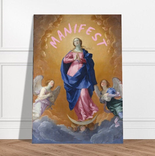 Manifest | Quirky Art | Altered Art Print | Maximalist Art | Baroque | Altered Portrait | Graffiti Art Print | Funky Poster | Humorous Print
