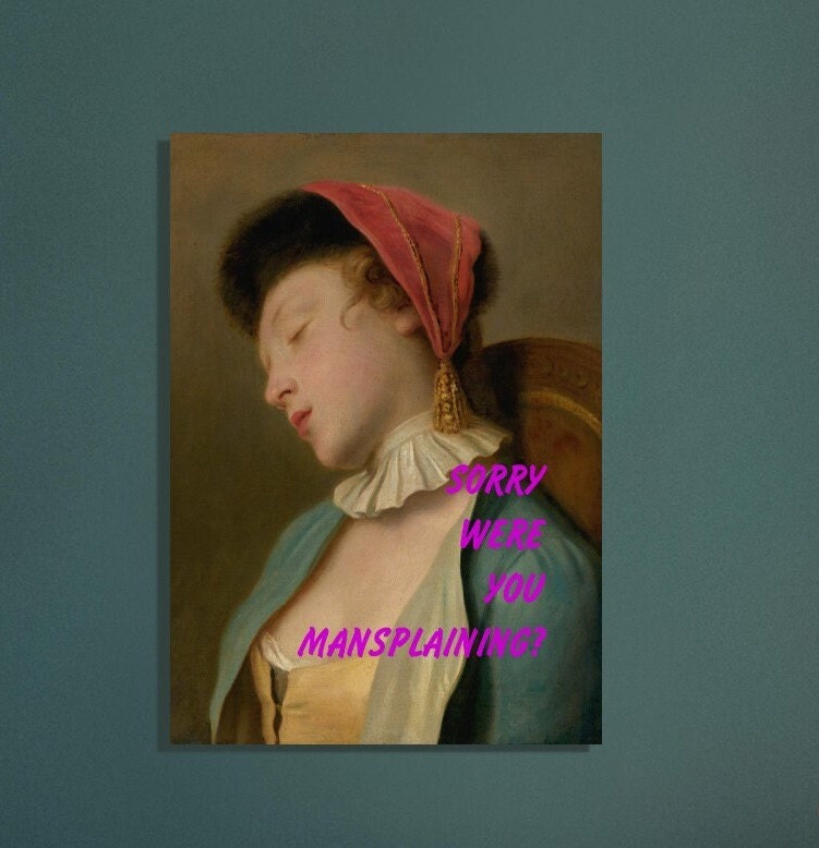 Sorry | Altered Art Print | Maximalist Art | Quirky Decor | Funky Art Print | Baroque Art Print | Graffiti Art |