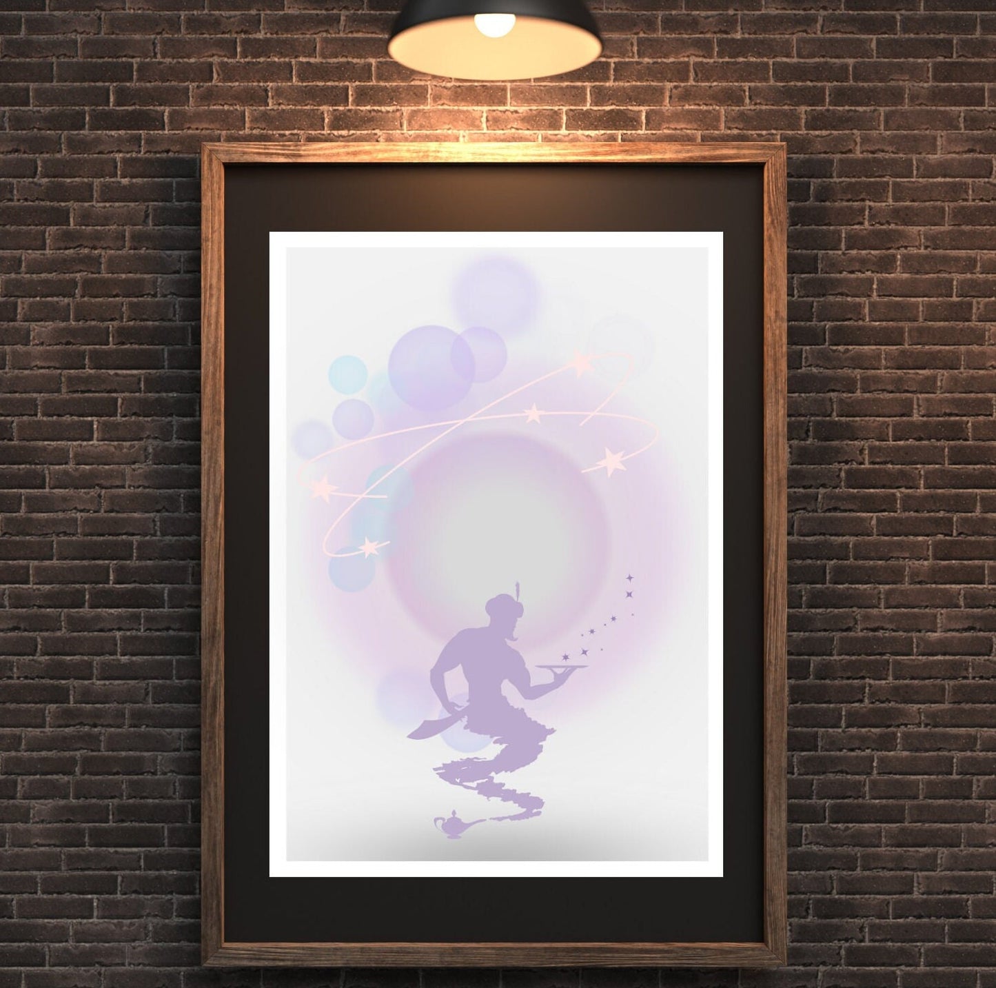 Genie | Manifestation| Inspirational Print | Manifesting Print | Girls Room | Spiritual Art | Aura Print | Magical Art | Magic Spell | Magic