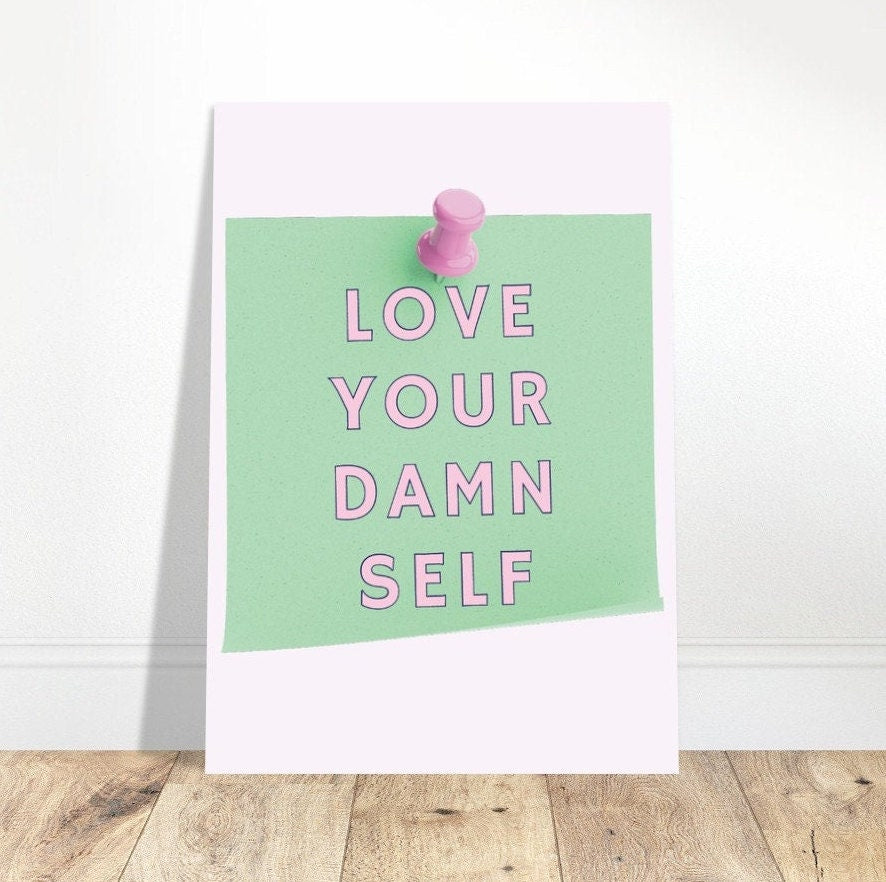 girl power self love art print