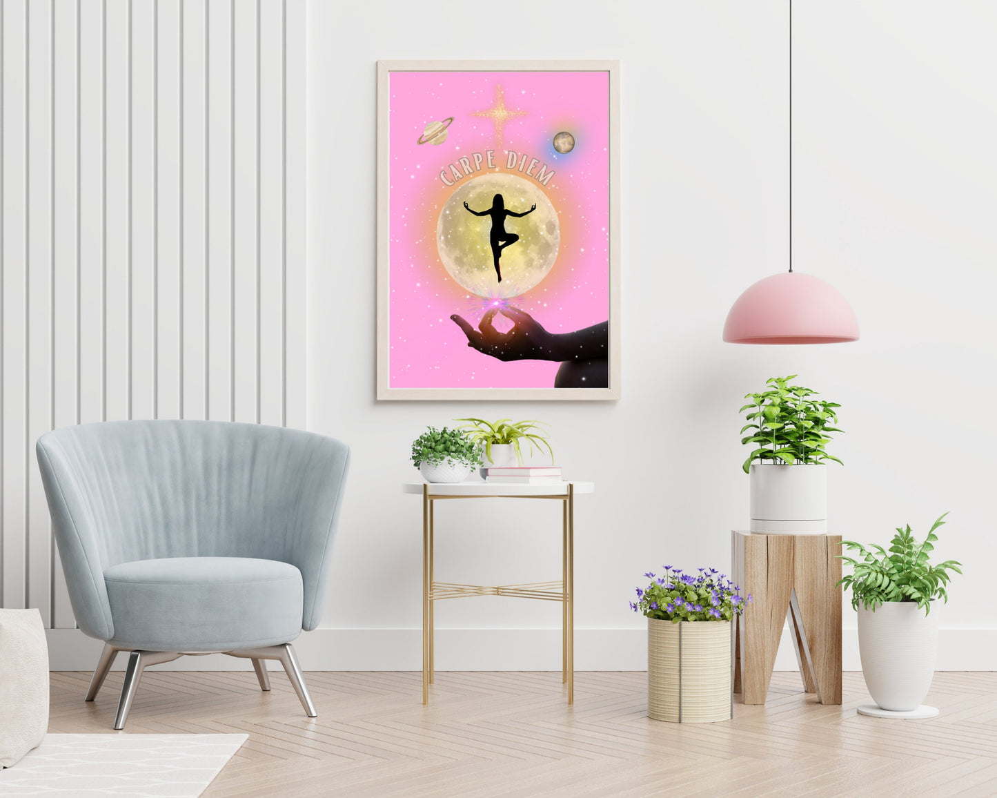 spiritual art print for bedrooms and meditation spaces