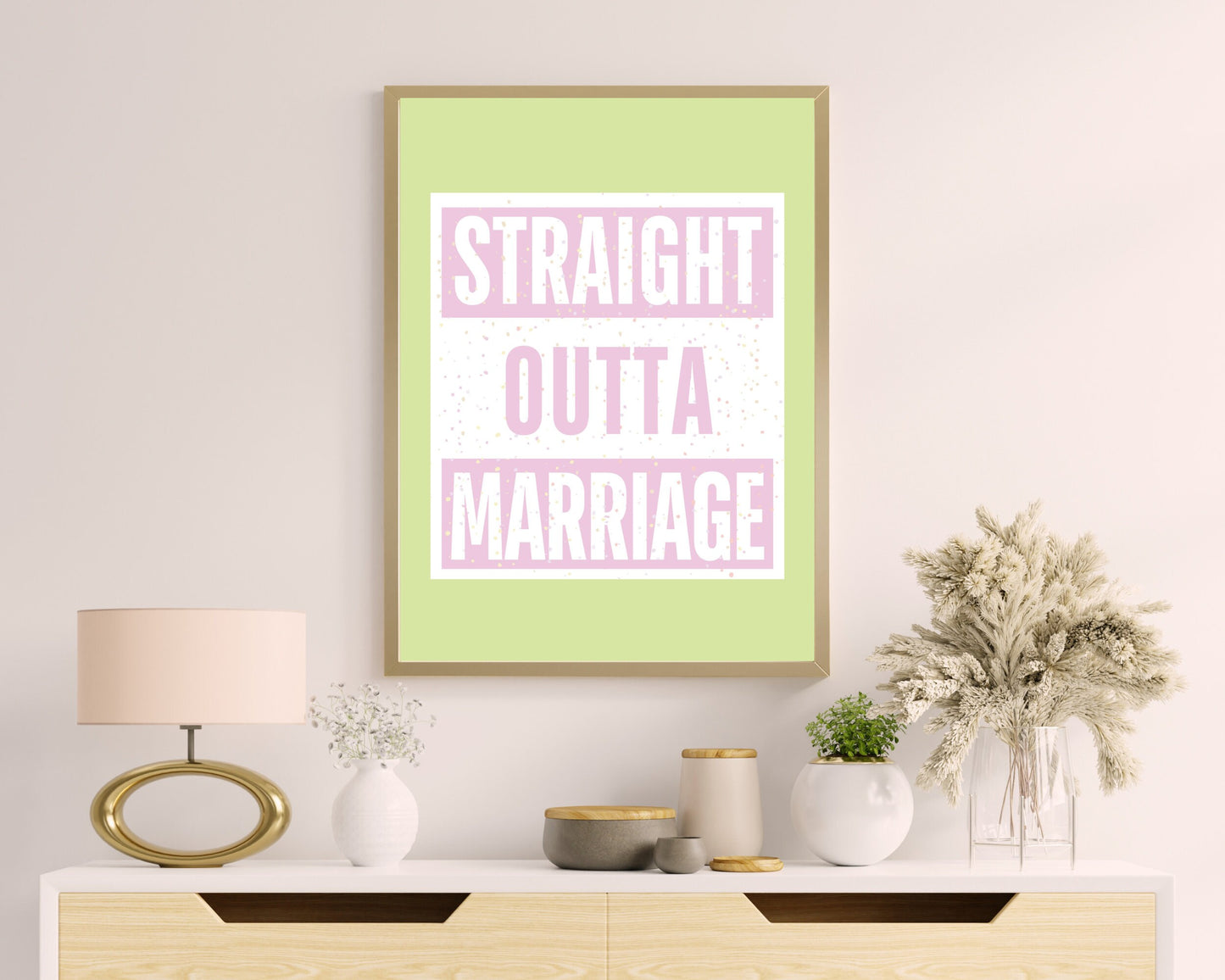 Straight Outta Marriage, Divorce Party Ideas, Humorous Divorce Print, Funny Divorce Poster, Divorcee Gift, Divorce Card, Divorce Celebration