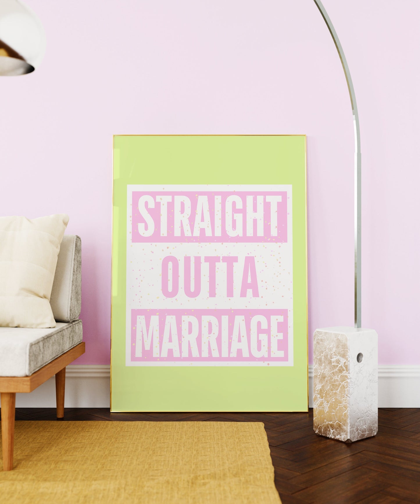 Straight Outta Marriage, Divorce Party Ideas, Humorous Divorce Print, Funny Divorce Poster, Divorcee Gift, Divorce Card, Divorce Celebration